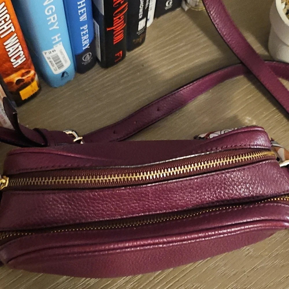 Kate Spade Camera Bag 2 Compartment Maroon